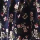Baby/Toddler Girl Faux-two Bunny Print Floral Dresses Navy