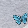 Enfant en bas âge Fille Décontracté Papillon Shorts Gris