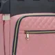 Wickeltasche Rucksack Windeln Wickelunterlage tragbar Mumientasche faltbar Babybett Reisetasche mit USB Mehrfarbig