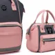 3-piece Multicolorful Baby Bag Diagonal Bag Backpack Large Capacity Color block