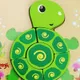 Brinquedos de quebra-cabeça de madeira 3d para crianças quebra-cabeças de animais de desenho 3d de madeira brinquedos educativos precoces para crianças Verde