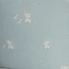 1-piece 100% Cotton Newborn Baby Bed Guardrail Bed Fence Baby Anti-collision Printing Pattern Removable And Washable Baby Bed Safety Rails Light Blue