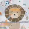 bébé animal de bande dessinée bavoirs à manches longues imperméables bavoirs bandana réversibles enfants mangeant tablier dessin enfant alimentation tissu burp Gris Clair