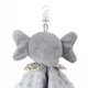 Cute Animal Baby Infant Soothe Appease Towel Soft Plush Comforting Toy Velvet Appease Baby Sleeping Doll Supplies Grey