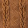 Baby Boy/Girl Solid Cable Knit Long-sleeve Jumpsuit Brown