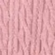 Kindermädchen Tierfuchs bestickte Zopfstrick-Footie-Leggings rosa