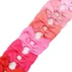 12-pack Bow Knot Decor Hair Clip para meninas (Multi cor disponível) Rosa Claro