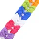 Paquete de 12 clips para el cabello Bow Knot Decor para niñas (multicolor disponible) Bloque de color