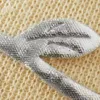 Leaf Solid Color Hairbands Headdress Silver