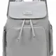 Multi-compartment Diaper Bag Backpack Large Capacity Multifunction Mommy Maternity Bag Backpack Grey