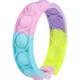 Kids Wristband Bracelets Toys Stress Relief Toy Fidget Sensory Toy Kids Silicone Play Educational Toy Color-B