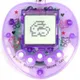 虛擬電子數字寵物鑰匙扣遊戲復古掌上游戲機懷舊虛擬電子數字寵物鑰匙扣遊戲兒童電子玩具 紫色