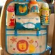 bolsa de armazenamento de carrinho de bebê acessórios para carrinho de bebê banco traseiro para carro bolsa organizadora de pano oxford armazenamento de suprimentos para bebê Azul