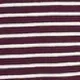 Stripe Print Short-sleeve Baby Jumpsuit Lavender