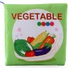 Baby Cloth Book Baby Early Education Cognition Farm Animal Vegetable Animals Wearing Transportation Sea World Cloth Book Green