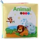 Livre de tissu de bébé Bébé Éducation précoce Cognition Ferme Animal Animaux végétaux Portant Transport Sea World Livre en tissu Jaune