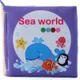 Livro de pano do bebê Bebê Educação Precoce Cognição Fazenda Animal Vegetais Animais Vestindo Transporte Sea World Livro de Pano Roxa