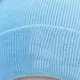 Gestrickte Beanie-Mütze mit Bommel für Babys/Kleinkinder Himmelblau