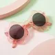 Baby / Toddler Colorful Sun Flower Shape Decorative Glasses Light Pink