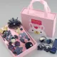 18pcs/set Multi-style Hair Accessory Sets for Girls (The opening direction of the clip is random) Dark Blue