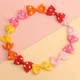 10-pack Ribbed Polka Dots Bow Hair Clips Hair Accessories for Girls Multi-color