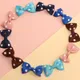 10-pack Ribbed Polka Dots Bow Hair Clips Hair Accessories for Girls Color-C