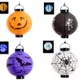 4-pack de lanternas de papel jack-o-lantern de halloween penduradas lanternas de abóbora decoração de halloween Multicolorido