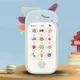 Brinquedo de celular para bebê aprendendo brinquedo de celular educacional interativo brinquedo de smartphone de educação infantil com uma variedade de sons de música Azul