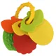 Baby Teether Fruit Shape Baby Teethers with Rattle Infant Teething Toys Yellow