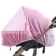 Mosquito Net for Stroller Durable Portable Folding Bug Net Stroller Accessories Light Pink