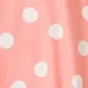 Naia™ Baby Girl Polka Dots or Butterfly Print Flutter-sleeve Romper Pink