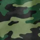 Pantaloncini elasticizzati con stampa mimetica/lettera per bambino/bambino Camouflage