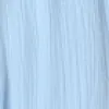 2pcs Toddler Girl 100% Cotton Solid Color Peplum Tank Top and Pants Set Light Blue