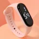 Toddler / Kid LED Watch Digital Smart Pure Color Electronic Watch (With Packing Box) Pink
