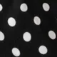 Toddler Girl Polka Dots Pattern Ruffle Hem Shorts Black