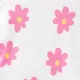 Kid Girl Allover Flower Print Short-sleeve Tee Pink