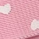 Niño pequeño / niña Patrón cardíaco Elástico Ajustable Cintura elástica Rosa claro