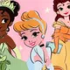 Disney Princess Baby Girl Character Print Ruffled Long-sleeve Bodysuit  Pink