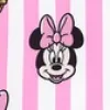 Disney Minnie Mouse Toddler Girl Polka Dot/Stripe Digital Print Dress Pink