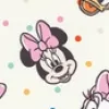 Disney Minnie Mouse Toddler Girl Polka Dot/Stripe Digital Print Dress Apricot