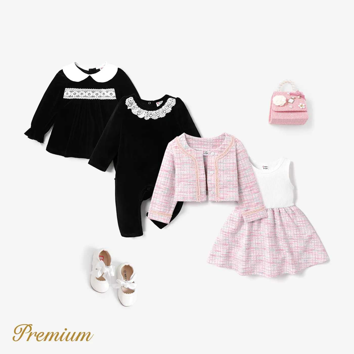 Baby Girl Elegant Trendy Set/Jumpsuit