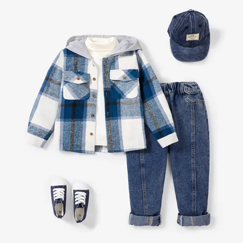 Toddler/Kid Boy Casual Sweater/Shirt/Jeans/Shoes/Scarf