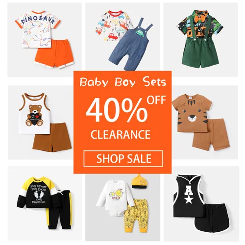 Baby Boy Sets 40% OFF Clearance Sale