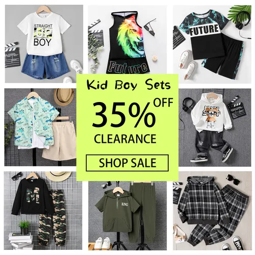 Kid Boy Sets 35% OFF Clearance Sale