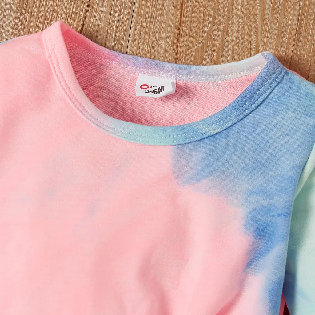Baby Unisex Tie Dye Sets Blue image 3