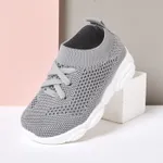 Toddler Boy / Girl Trendy Solid Breathable Athletic shoes Grey image 3
