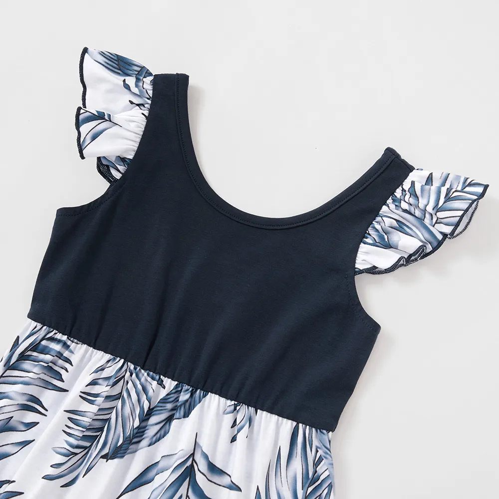 Look Familial Sans manches Tenues de famille assorties Ensemble big image 7