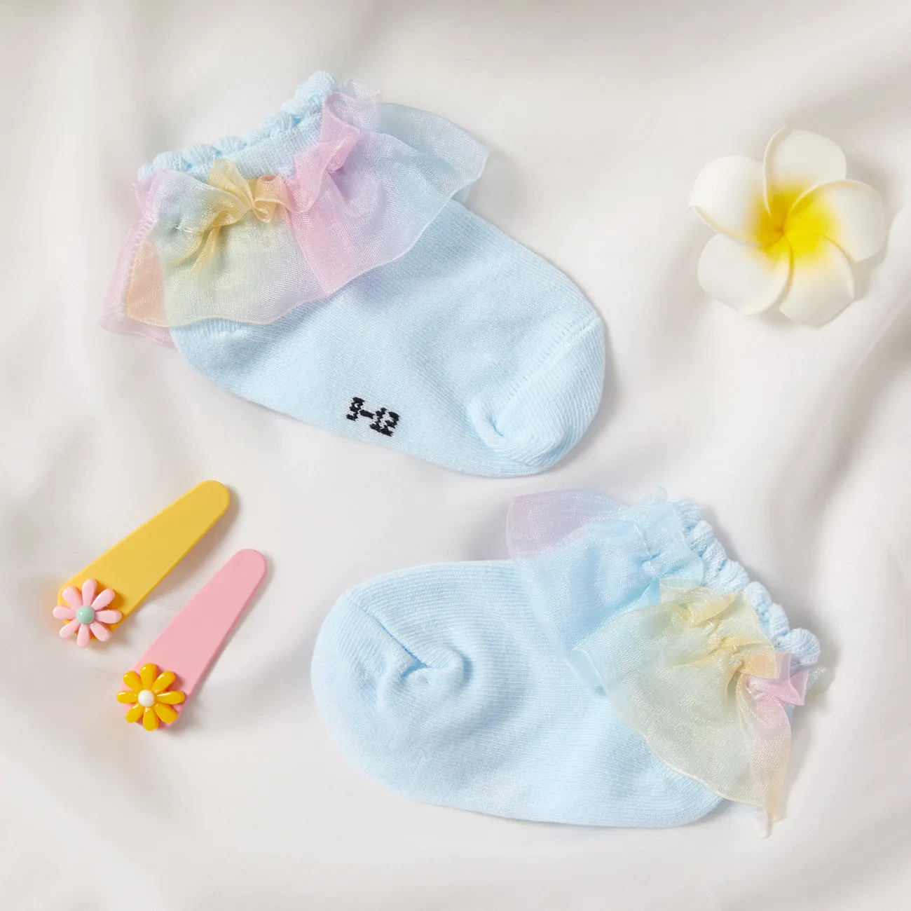 Baby / Toddler / Kid Mesh Flounced Socks