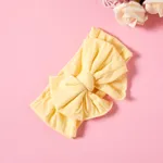 Baby / Toddler / Kid Solid Bowknot Hairband Pale Yellow