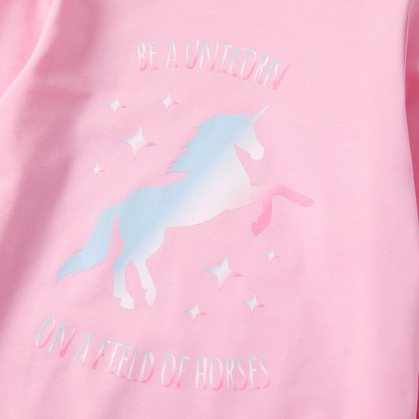 Kid Girl Unicorn Hoodie and Leggings Set  image 6